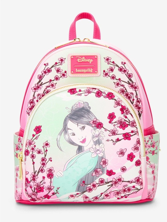 Loungefly Handbags - NWT Disney x Loungefly Mulan Cherry Blossom Mini Backpack - Pink